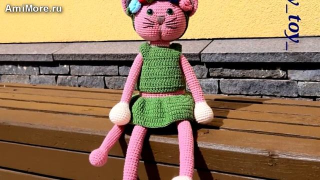 Амигуруми: схема Кошечки-сестрички. Игрушки вязаные крючком - Free crochet patterns. смотреть онлайн