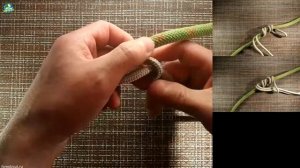 Вязание узла: австрийский схватывающий