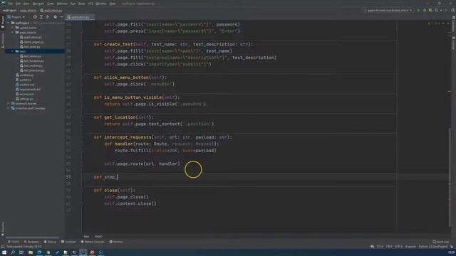 Playwright Python: 17 request intercept смотреть онлайн