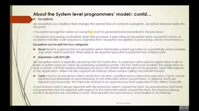 Lec-2 ARM V7 M Programmer's Model Part 2 System Level |cortex M3, M4 смотреть онлайн