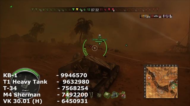WOT PS4 XBOX ТОП 5 Популярных Танков по уровням и количеству боев World Of Tanks Console Ps4 XBOX