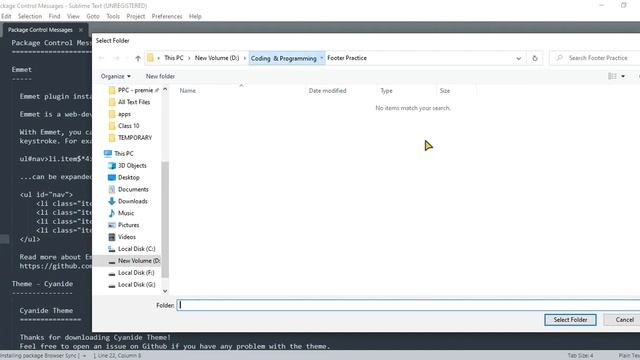 Sublime Text 4 || Setup for Programming || Web Development || Sublime 2022 смотреть онлайн