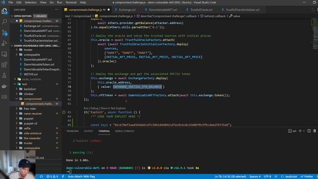 7. Compromised Walkthrough - Damn Vulnerable DeFi смотреть онлайн
