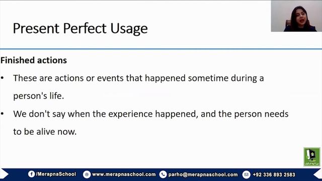 1.3 | Present Perfect | X English | Mera Apna School смотреть онлайн