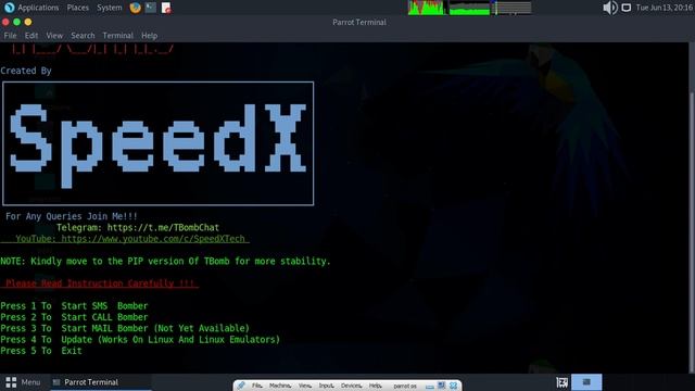 SMS Bomber in kali linux send (500)Message in 1MIN #kalilinux смотреть онлайн