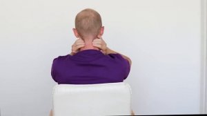 Самомассаж шейного отдела позвоночника для расслабления и разминки мышц шеи (шея).