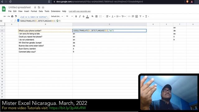 How to make translation to your google sheets content - MS Excel Tutorials смотреть онлайн