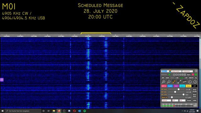 [M01] Scheduled Message; 28. July 2020, 20:00 UTC смотреть онлайн