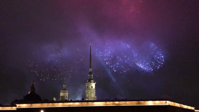 Салют в честь 77й годовщины снятия блокады Ленинграда смотреть онлайн