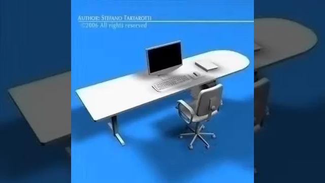 3D Model Office Desk Review смотреть онлайн