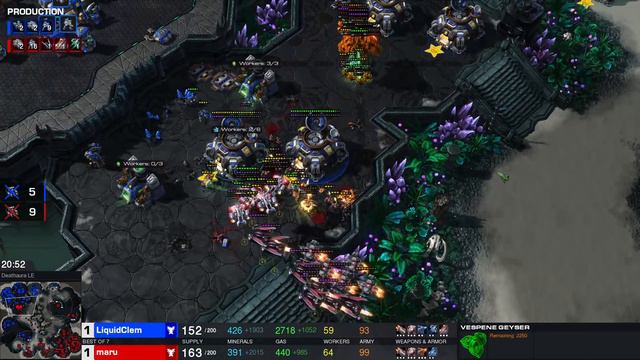 [SC2] Clem (T) vs. Maru (T) | 1/2 финала — Матч 2 | King of Battles смотреть онлайн