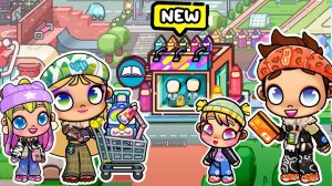 АЛИСА И АЛИНА ГОТОВЯТСЯ К ШКОЛЕ ✏✂ AVATAR WORLD ИСТОРИЯ  РУТИНА СЕМЬИ  ОБНОВЛЕНИЕ СЕРИАЛ