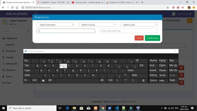 Lravel 6 Student Information System Part 54 (FEE PORTAL) Input Validation form money Step by Step смотреть онлайн