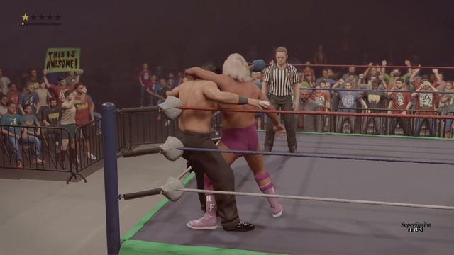 Ric Flair w/ J.J. Dillon vs. The Great Muta w/ Gary Hart смотреть онлайн