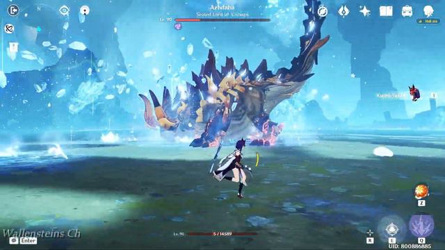5hp Kujou Sara Vs Azhdaha смотреть онлайн