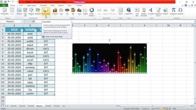 Ms Excel Chapter - 8 Pivot Table & Insert Tab смотреть онлайн