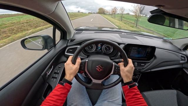 2023 Suzuki S-Cross [1.4 Mild-Hybrid - 129 HP] POV Test Drive | 0-100 Acceleration