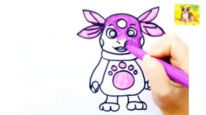 Лунтик. Как нарисовать Лунтик.