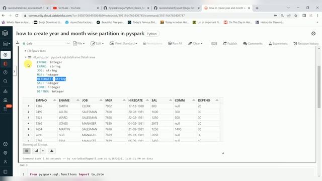 Pyspark Scenarios 1: How to create partition by month and year in pyspark #PysparkScenarios #Pyspar смотреть онлайн