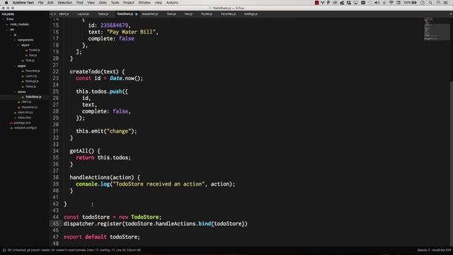 REACT FLUX TUTORIAL #11 - The Flux Dispatcher смотреть онлайн