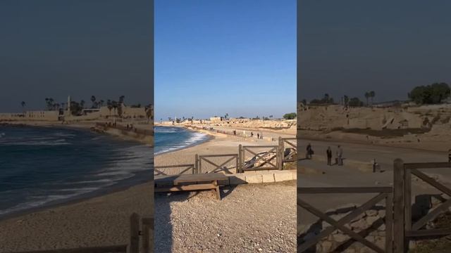 Кейсария. Развалины древнего города смотреть онлайн