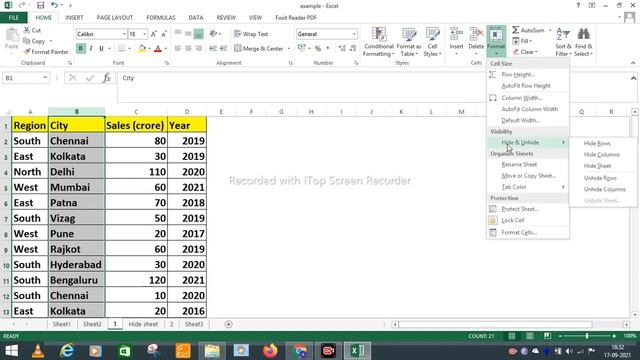 MS Excel - Hide & Unhide Columns смотреть онлайн