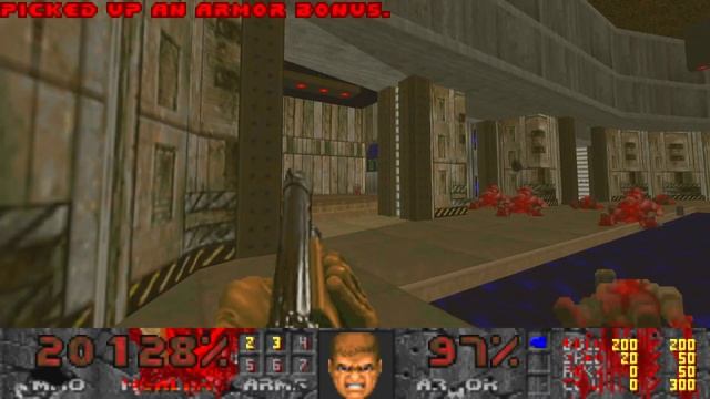 Map02: Bunker Buster - Doom II: 25 Years on Earth [Все секреты] смотреть онлайн