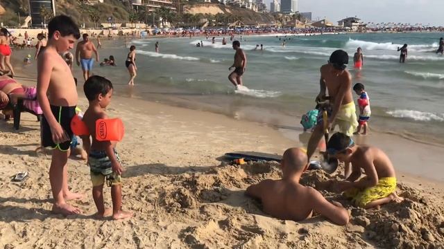 Израиль, Нетания, море 2018 смотреть онлайн