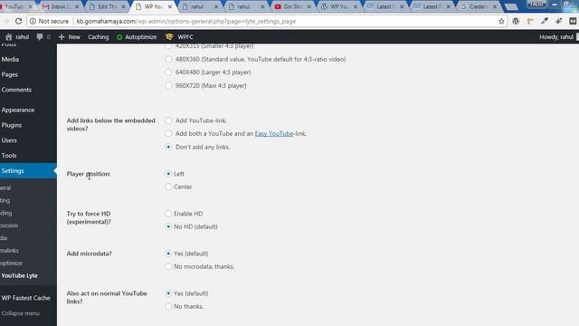 Fix Derfer parsing of JavaScript Of YouTube Video Using WP YouTube Lyte WordPress Plugin Tutorial смотреть онлайн