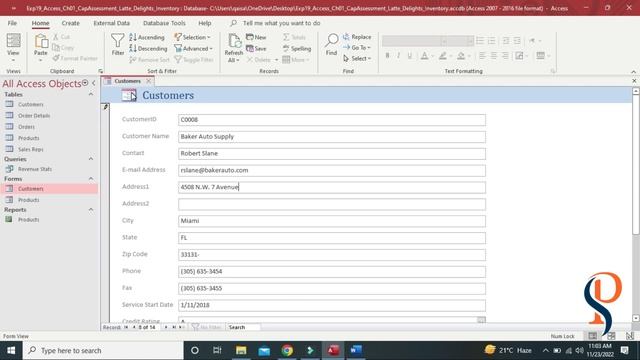 Exp19_Access_Ch01_CapAssessment - Latte Delights Inventory 1.1 | Access Ch01 | @MYITLABSolutions653 смотреть онлайн