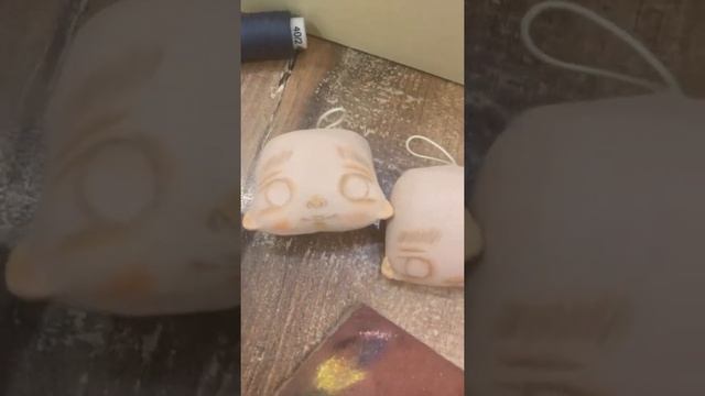 Текстильная кукла в процессе создания Кукла из ткани 10 см Ручная работа смотреть онлайн