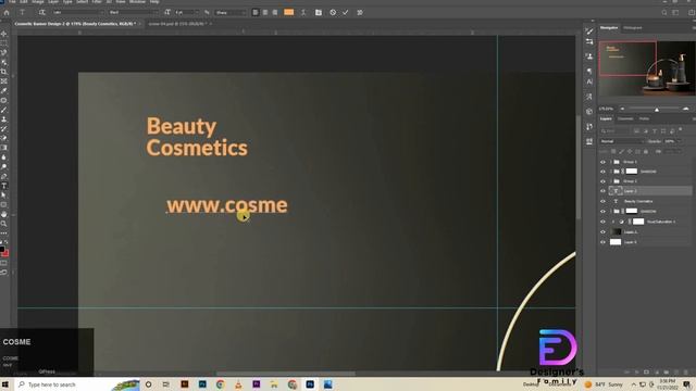 Cosmetic Banner Design | Photoshop CC Tutorial | Graphic Design | Poster Design смотреть онлайн