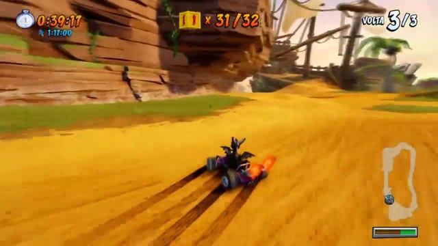 ZERANDO O MODO AVENTURA NO HARD (PARTE 2) | CRASH TEAM RACING NITRO-FUELED смотреть онлайн