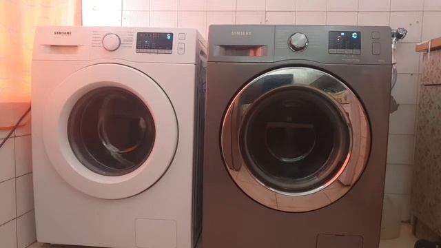 Samsung WW70T4020EE Digital Inverter Vs Samsung Ecobubble F500 Spin Race 1200 RPM смотреть онлайн