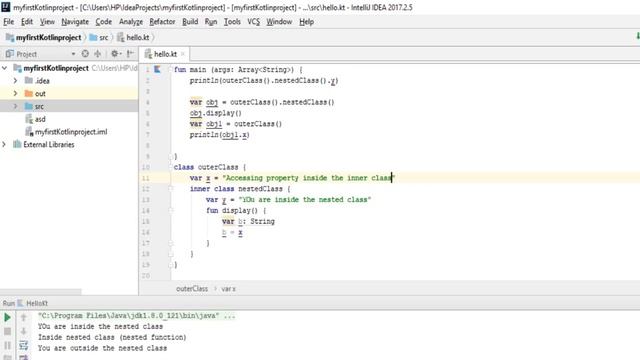 Kotlin Tutorial - Chapter(60): Kotlin Inner Class смотреть онлайн