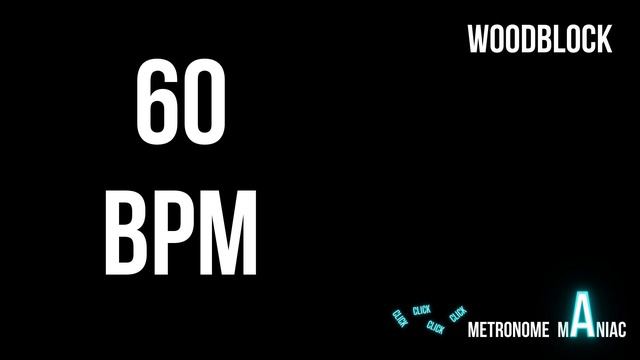 Metronome 60 BPM - Woodblock смотреть онлайн