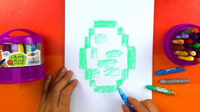 Рисуем АЛМАЗ из Майнкрафта смотреть онлайн