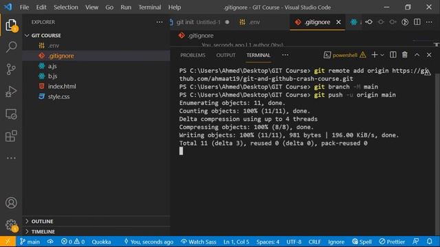 Git & GitHub Crash Course | Somali - 05 - Pushing changes to GitHub смотреть онлайн