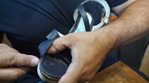 Прошивка обуви скрытым потайным швом