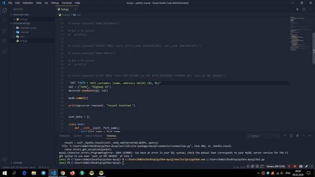 БОТ С БАЗОЙ ДАННЫХ ► Telegram Bot с базой данных MySQL #2 смотреть онлайн