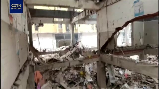 Взрыв газа в городе Шиянь китайской провинции Хубэй