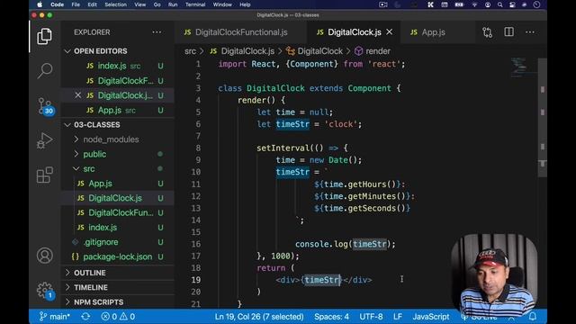 Learn React in 10 Days - Day 03 - Class Components and State | Free React Course 2021 смотреть онлайн