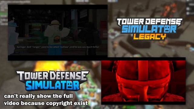 Tower Defense Simulator VS TDS Legacy 2020 VERSION COMPARISON | Roblox смотреть онлайн