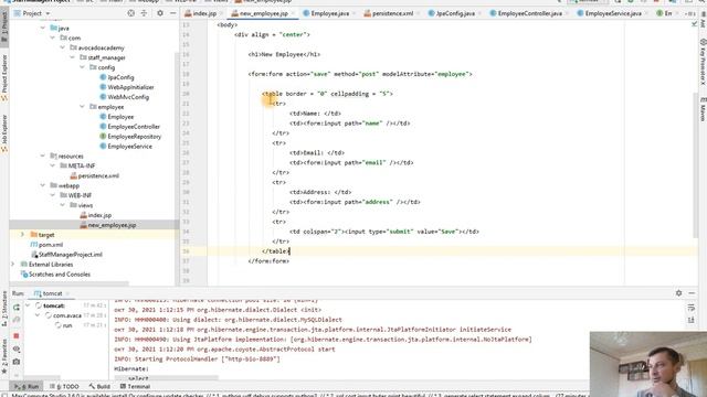 Приложение на SpringMVC+Hibernate с нуля. Часть 3 смотреть онлайн