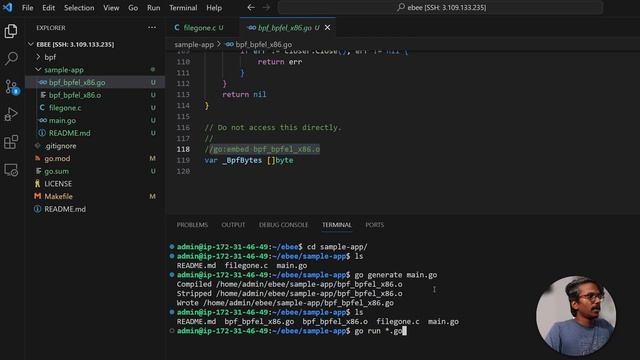 How to write an eBPF app with go cilium/ebpf? смотреть онлайн