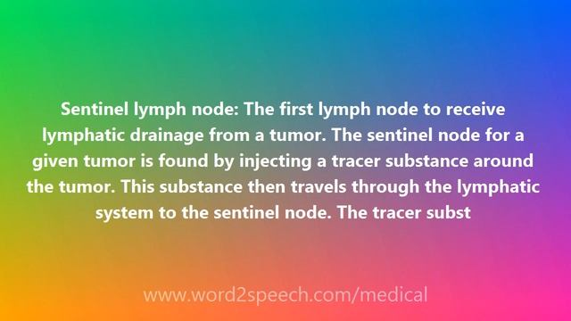 Sentinel lymph node - Medical Definition and Pronunciation смотреть онлайн
