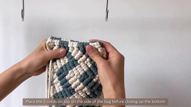 DIY | Macrame bag tutorial | Bolsa de macrame | 마크라메 가방 смотреть онлайн