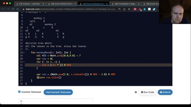 Leetcode Contest 330 in Kotlin (Q1 only) смотреть онлайн