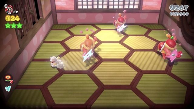 Super Mario 3D World - Bowser’s Castle World 3 - The Bullet Bill Express - All Stars Walkthrough смотреть онлайн