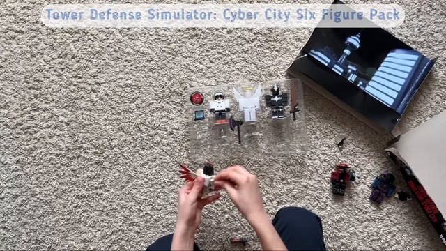 Unboxing. Roblox Action Collection. Cyber City Six Figure Pack смотреть онлайн